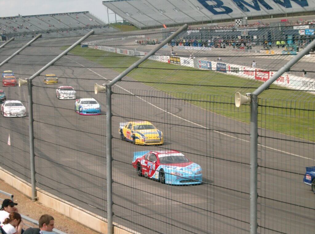 NASCAR at Rockingham Speedway UK England