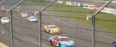 NASCAR at Rockingham Speedway UK England